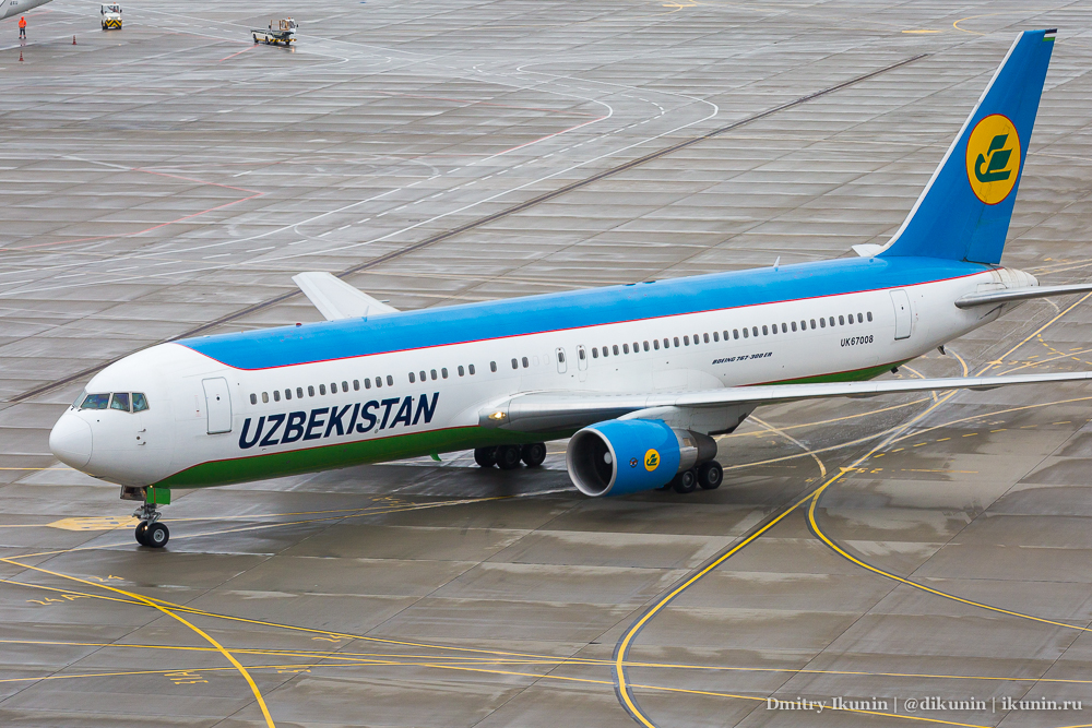 Boeing 767-300ER (UK67008), Uzbekistan Airways