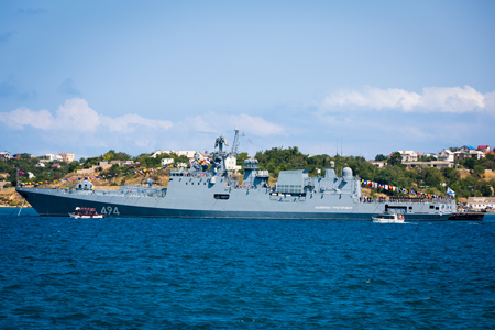 Сторожевой корабль (фрегат) проекта 11356 «Адмирал Григорович» (ССЗ «Янтарь»). Севастополь