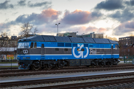 Тепловоз ТЭП70-0237. Компания GoRail. Станция Таллинн (Балтийский вокзал), Эстония